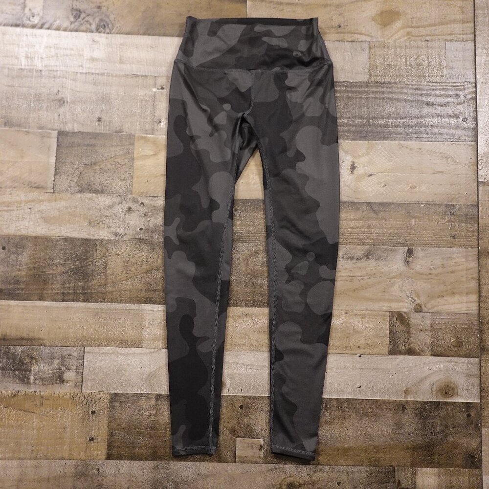 Alo Yoga High Waist Vapor Legging Women’s Small Black Camo Stretch